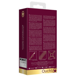 Ouch! Halo Hogtie pour Menottes Connector Rouge
